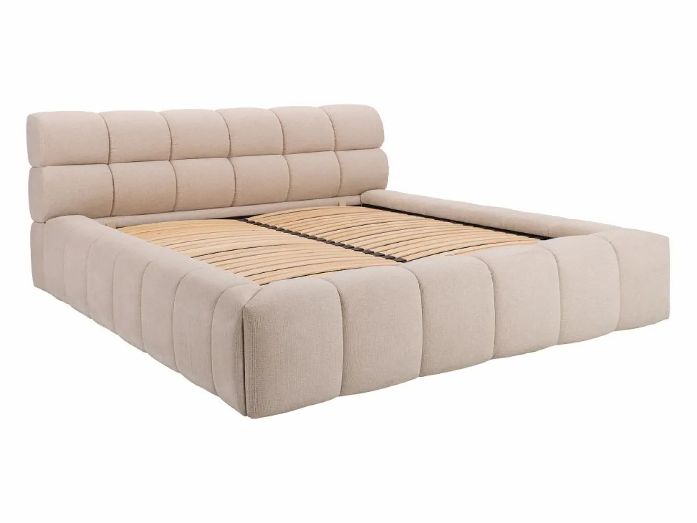 Canapé abatible 200 x 200 cm tela + colchón - FORVIK de Pascal Morabito^Vente-unique Clearance