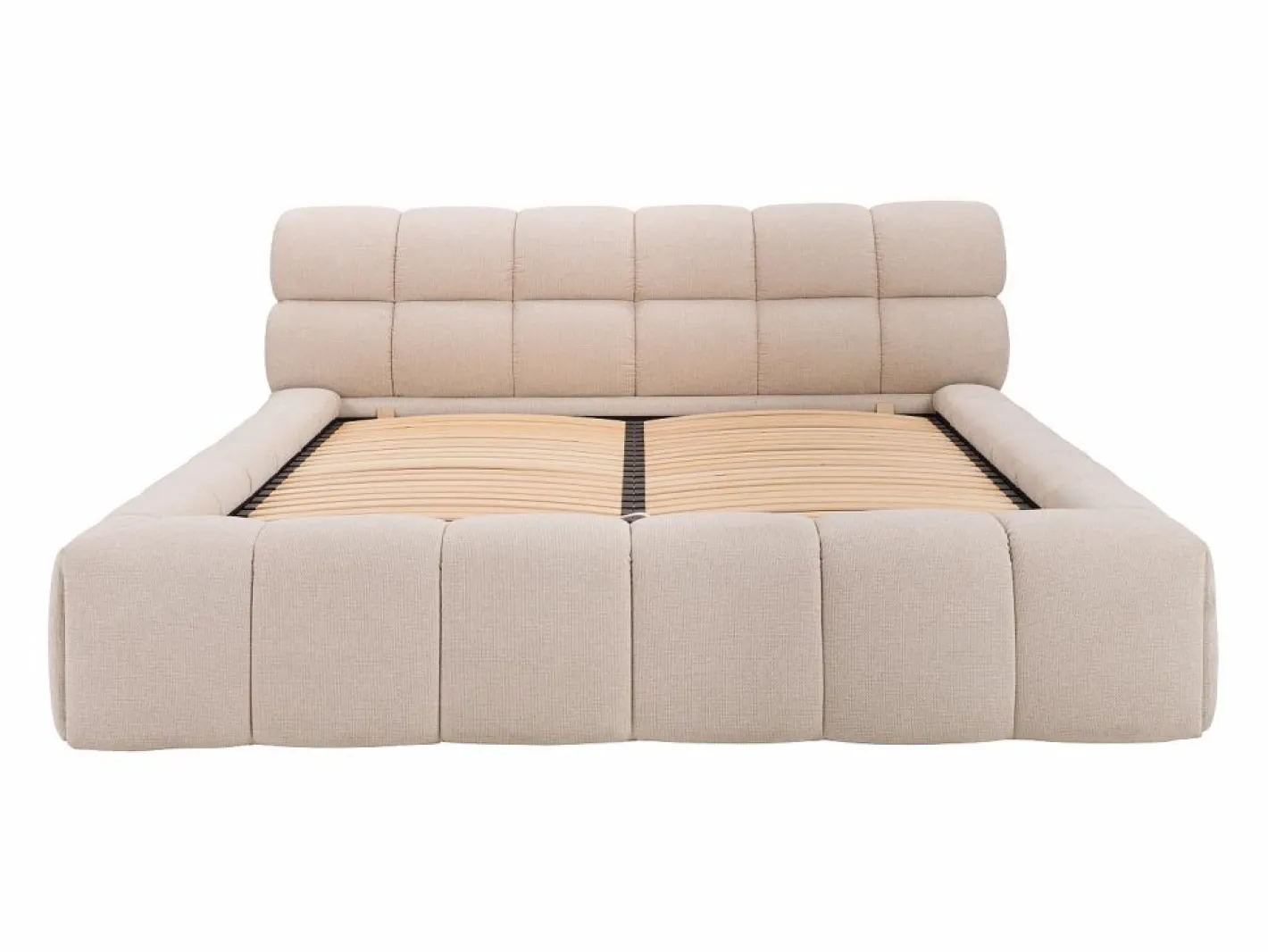 Canapé abatible 200 x 200 cm tela + colchón - FORVIK de Pascal Morabito^Vente-unique Clearance