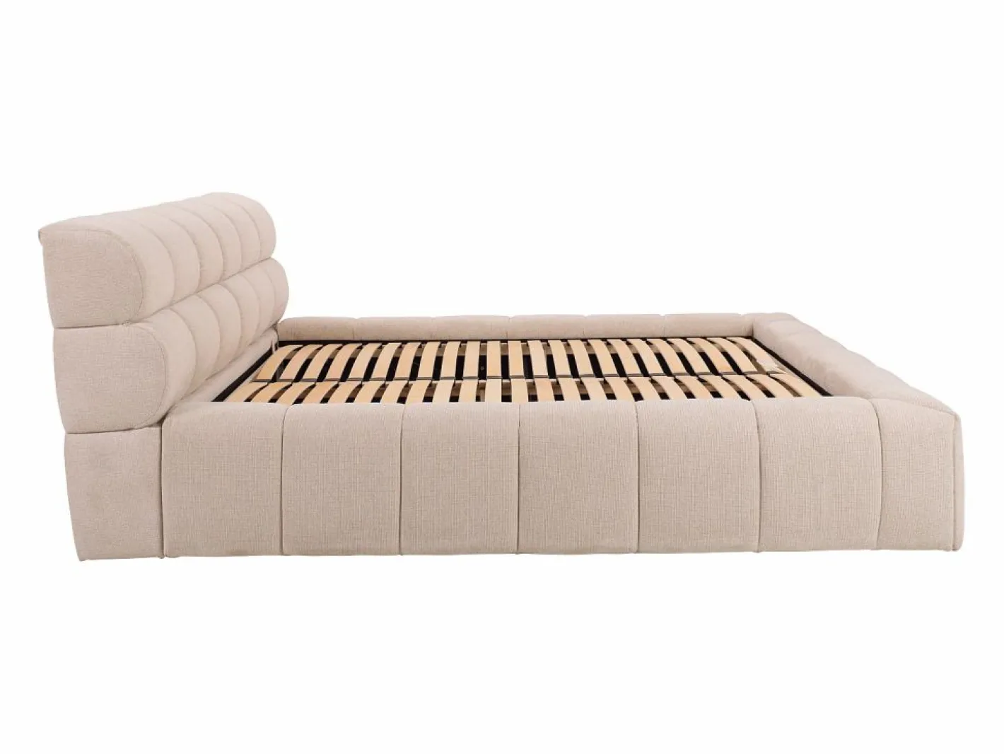 Canapé abatible 200 x 200 cm tela + colchón - FORVIK de Pascal Morabito^Vente-unique Clearance