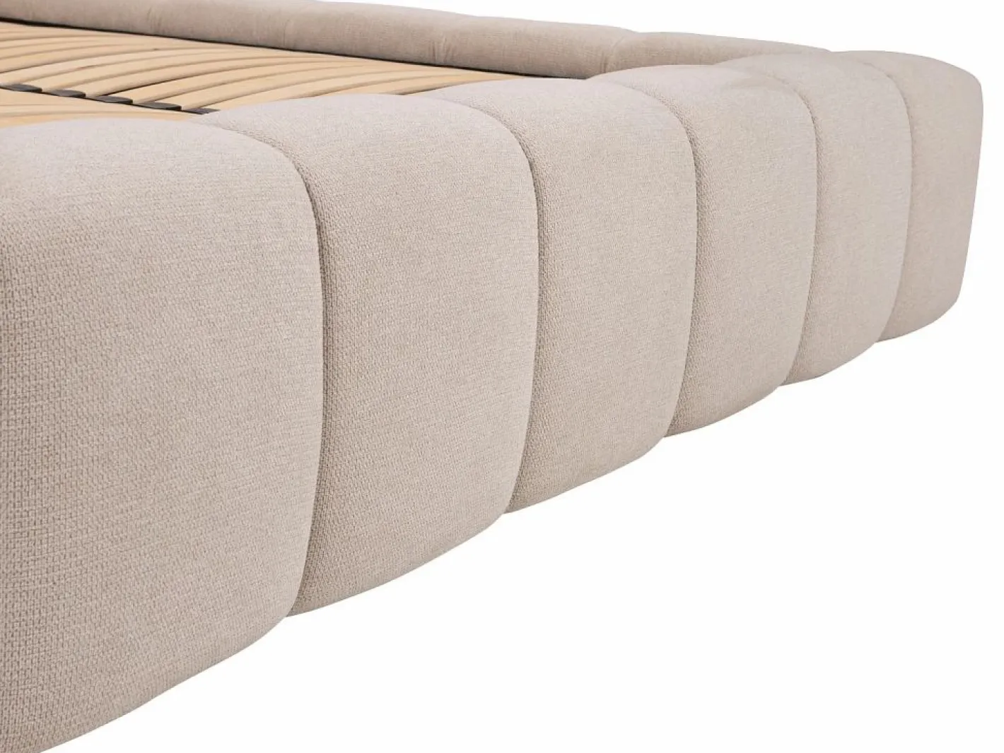 Canapé abatible 200 x 200 cm tela + colchón - FORVIK de Pascal Morabito^Vente-unique Clearance