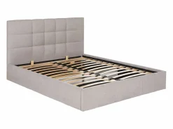 Vente-unique Cama Con Canapé|Canapé abatible 160 x 200 de tela de color - ELIAVA