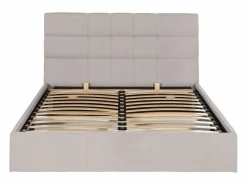 Vente-unique Cama Con Canapé|Canapé abatible 160 x 200 de tela de color - ELIAVA