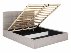 Vente-unique Cama Con Canapé|Canapé abatible 160 x 200 de tela de color - ELIAVA