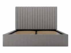 Vente-unique Cama Terciopelo|Canapé abatible de 160 x 200 cm con cabecero de pana + colchón - SARAH