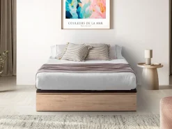Canapé abatible de 160 x 200 cm - Natural claro - HESTIA de YSMÉE^Ysmée Best