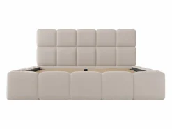 Vente-unique Cama Con Canapé|Canapé abatible de 140 x 190 cm de tela efecto cuero - DAMADO de Pascal Morabito