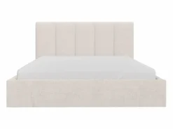 Vente-unique Cama Con Canapé|Cama Adulto|Canapé abatible de 140 x 190 cm con cabecero con costuras verticales tela - KILACLO