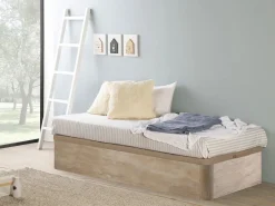 Ysmée Canapé abatible HESTIA de YSMÉE PLAY Color roble 90 x 190 cm Color natural claro Best