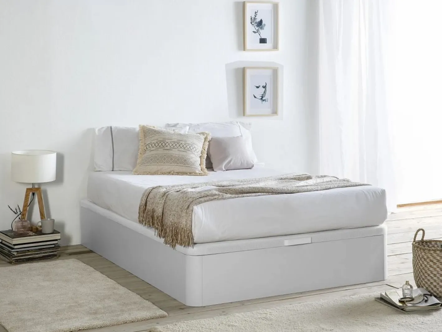 Ysmée Somier Con Canapé|Somier - 140X190Cm|Canapé abatible HESTIA YSMÉE PLAY mate 140x190 cm