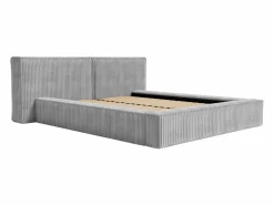Vente-unique Cama Terciopelo|Canapé abatible 160x200cm terciopelo grueso acanalado + colchón - TIMANO de Pascal Morabito