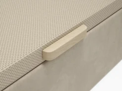 Ysmée Canapé cama 140 x 190 cm - Tela - CENOVAS de YSMÉE Beige Best