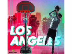 AHD Cesta De Baloncesto|Canasta de baloncesto portátil y regulable en altura 160-210 cm LA