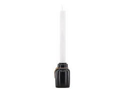 ebuy24 Candelabro Ulricehamn con luz LED negra. Negro Discount