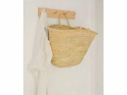DECOWOOD Cesta|Capazo de esparto natural de 50x35x35cm - MENORCA -