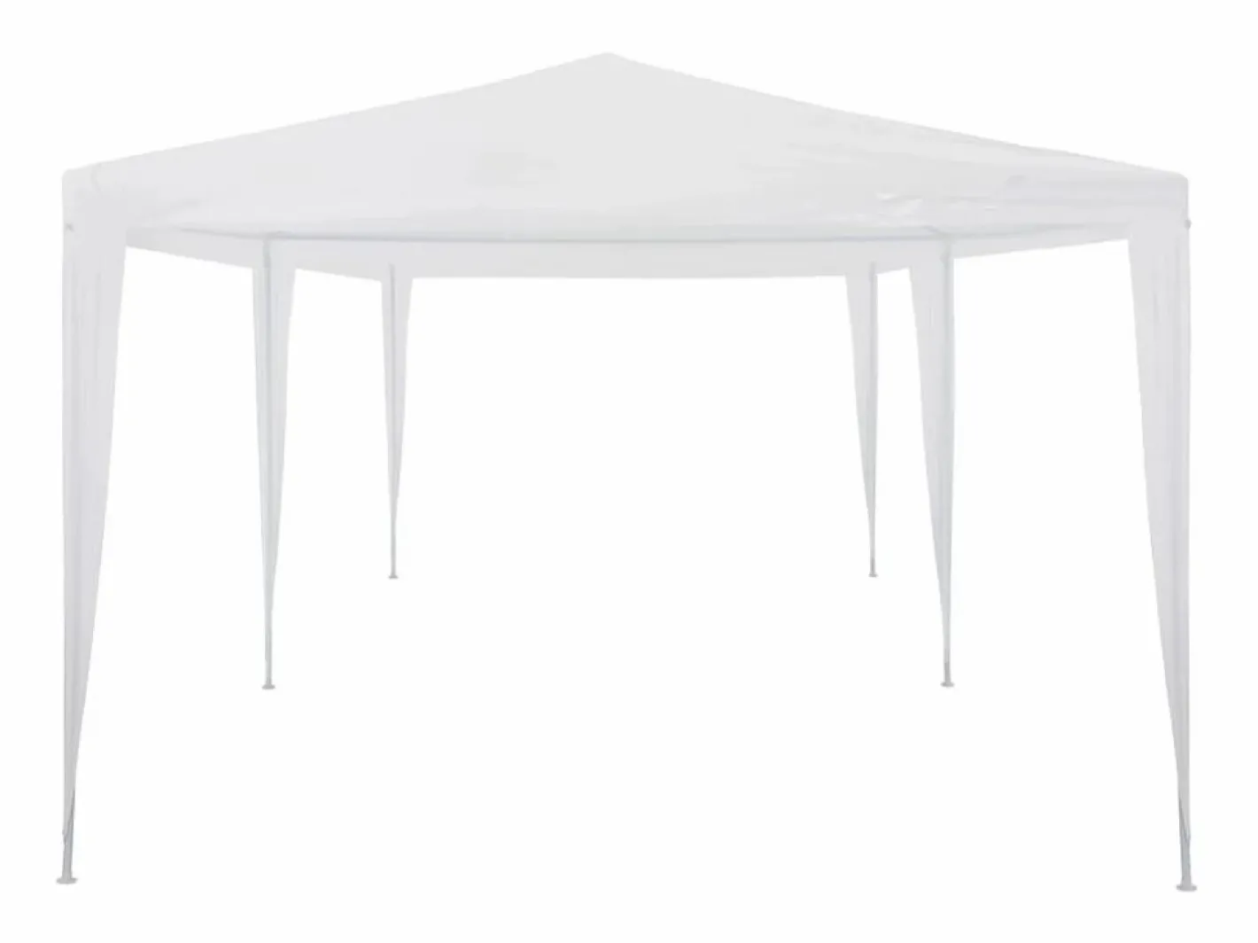 Cenador Y Quiosco|Carpa de recepción blanca de polietileno de 3 x 6 m