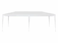 Cenador Y Quiosco|Carpa de recepción blanca de polietileno de 3 x 6 m