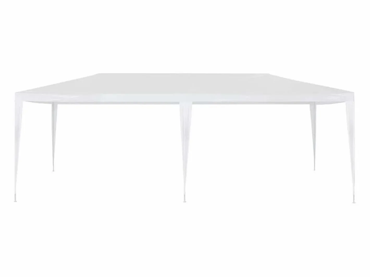 Cenador Y Quiosco|Carpa de recepción blanca de polietileno de 3 x 6 m