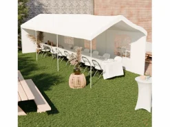 Sweeek Carpa de recepción 3x9m Blanco Hot