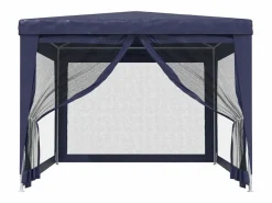 Cenador Y Quiosco|Carpa para fiestas con 4 paredes de malla HDPE 3x4 m ES623135