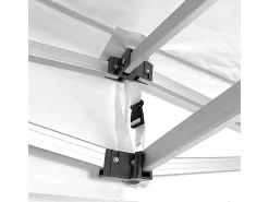 Cenador Y Quiosco|Carpa plegable profesional de aluminio con estructura hexagonal, Market-Pro 3X3, color , impermeable