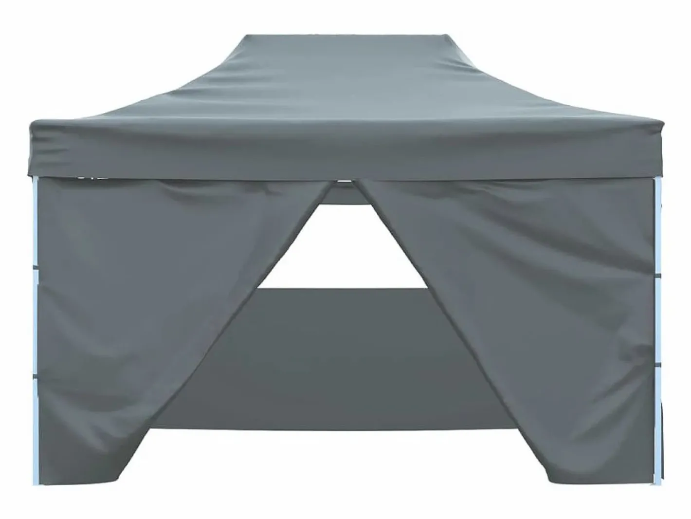 Carpa plegable profesional 4 paredes acero 3x4 m ES141333 Gris antracita New