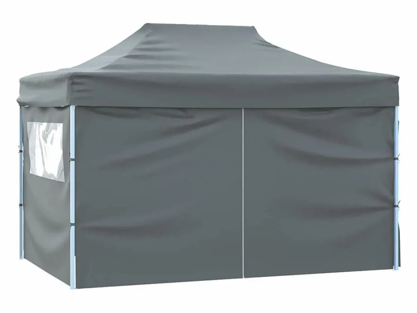 Carpa plegable profesional 4 paredes acero 3x4 m ES141333 Gris antracita New