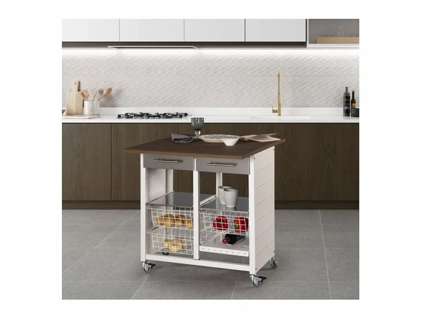 Don Hierro Mueble Camarera|Carrito de cocina / Mesita auxiliar, EKO