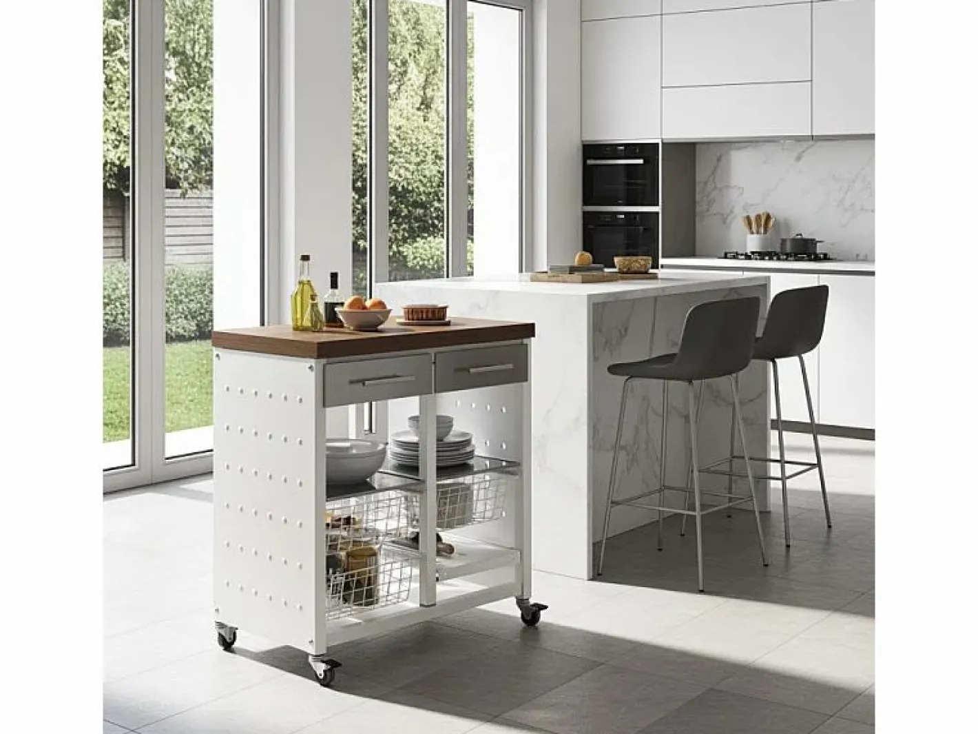 Don Hierro Mueble Camarera|Carrito de cocina / Mesita auxiliar, EKO