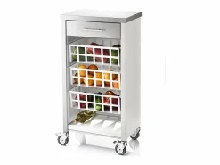 Don Hierro Carrito de cocina, carrito verdulero – , Inox - 93*48*34cm - MOHER Blanco Outlet