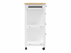 vidaxl Mueble Camarera|Carrito de cocina MONZA madera maciza de pino 84x40x88,5 cm