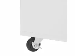 Mueble Bar|Carrito de cocina 100x40x91,5 con mesa de comedor extensible, papeleras y toallero en color para cocina y comedor