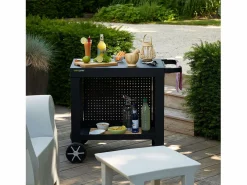Cook'in Garden Carrito para plancha REVA 80 - Negro New
