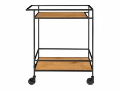 Carrito Vita, Marrón, 68x40x79 cm, Kendra Home Marru00f3n chocolate Hot