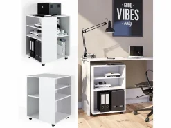Vicco Cajonera De Escritorio|Carro con ruedas 59.4x52.6x72