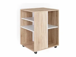 Vicco Carro con ruedas sonoma 59.4x52.6x72 Color natural claro Outlet