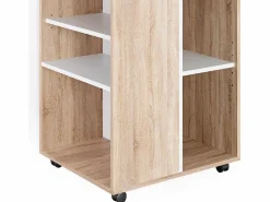 Vicco Carro con ruedas sonoma 59.4x52.6x72 Color natural claro Outlet
