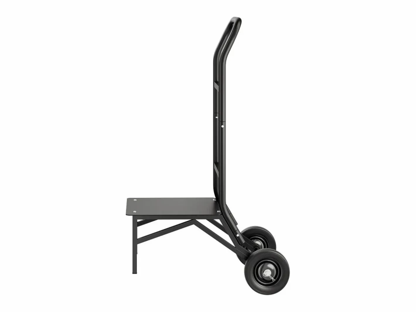 Carro de Apoyo Porta Sillas Plegables SucceBuy, para 10 Sillas, Carga 68kg para Empujar Negro Outlet