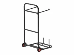 Carro de Apoyo Porta Sillas Plegables SucceBuy, para 10 Sillas, Carga 45kg para Empujar^ Best