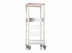 Carro de cocina alto, Carro Verdulero - color , Inox, Olmo - 123*48,5*34 cm - ONDA ALTO^Don Hierro Outlet