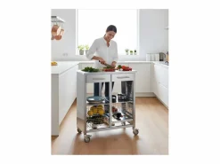Don Hierro Mueble Camarera|Carro de cocina, Carro Verdulero doble - 92*72,5*45,5cm – MALMÖ INOX