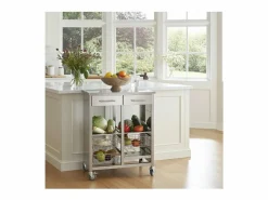 Don Hierro Mueble Camarera|Carro de cocina, Carro Verdulero doble - 92*72,5*45,5cm – MALMÖ INOX