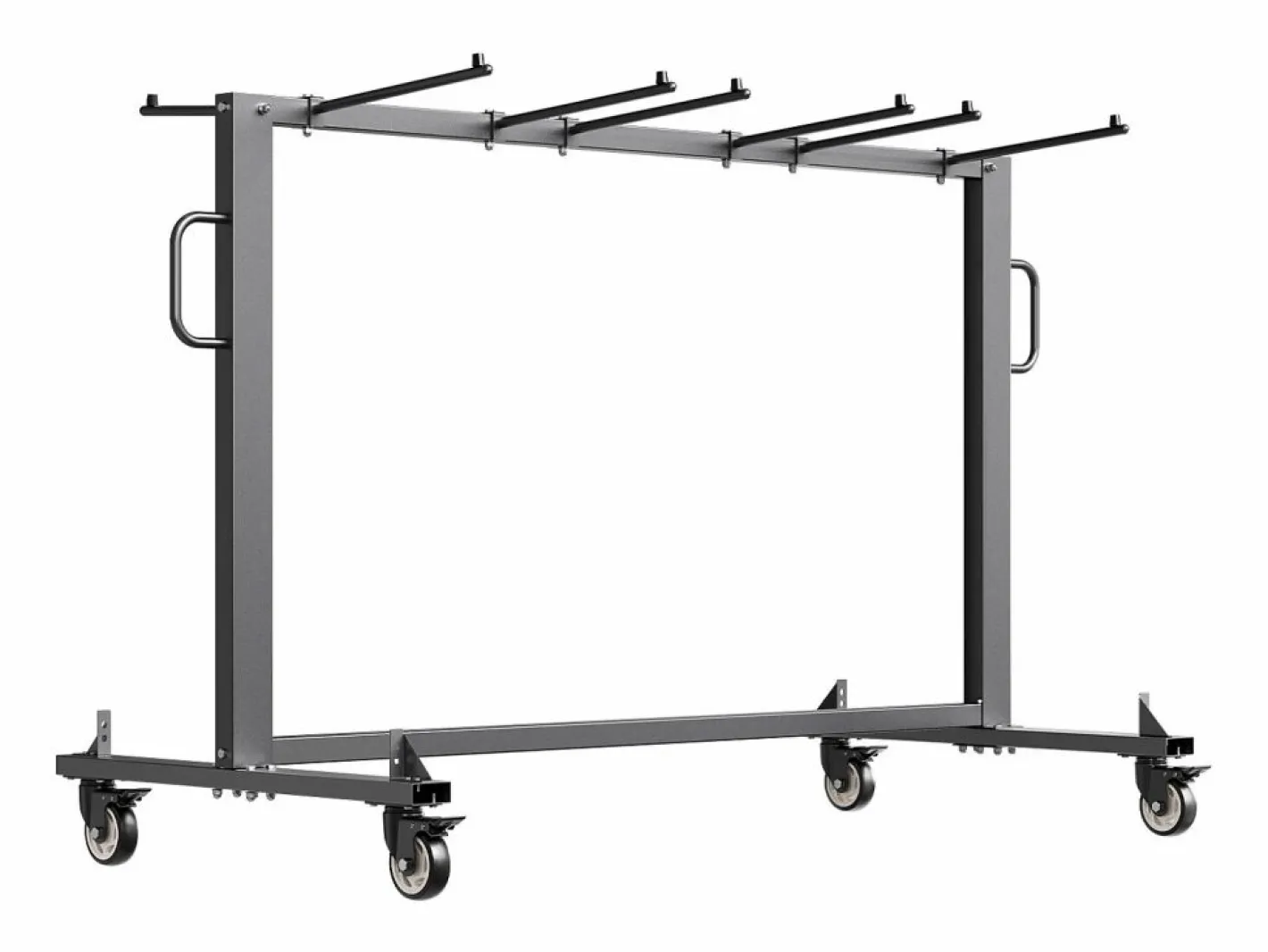 Silla Conferencia|Carro de Servicio SucceBuy, Soporte de Silla Plegable, Capacidad de 181 kg, para 42 Sillas y 12 Mesas con Ruedas,
