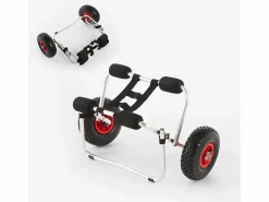 Carro transporte kayak canoa paddle SUP remolque plegable Rider Multicolor Best