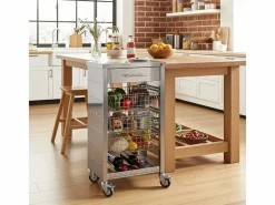 Don Hierro Carro verdulero para la cocina - 93*48*33,5cm – OTTO INOX Plateado Clearance