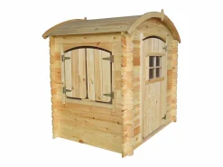 Timbela Cabaña Infantil|Casa de madera para niños sin suelo - L112xL146xA145 cm/ 1.1m² - M505-1
