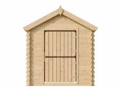 Casa de madera para niños sin suelo - L112xL146xA143 cm/ 1.1m² - M516-1^Timbela Outlet
