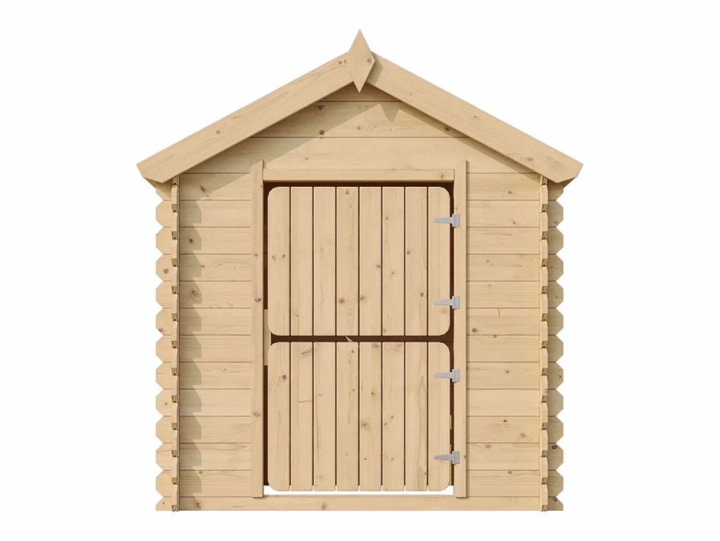 Casa de madera para niños sin suelo - L112xL146xA143 cm/ 1.1m² - M516-1^Timbela Outlet