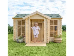 Timbela Cabaña Infantil|Casa de madera para niños - L187xL241xA151 cm/ 2.63 m² - M520