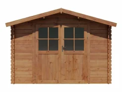 Caseta de jardín de madera tratado con autoclave 9,91 m² de 28 mm de grosor HORTUSA^EXPERTLAND Clearance