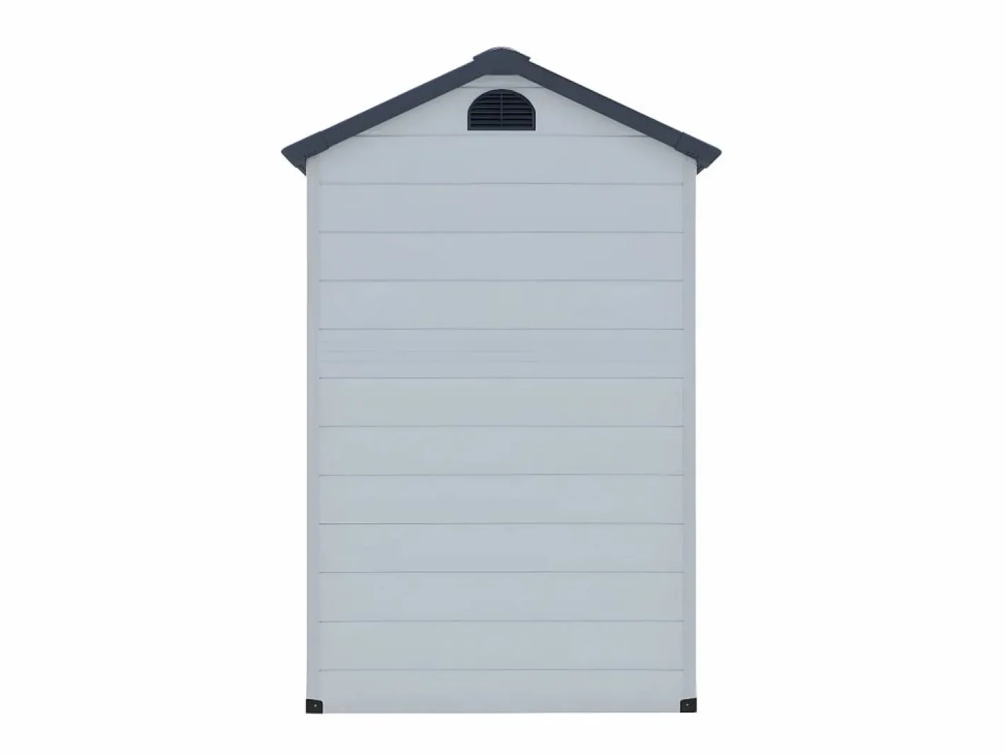 Caseta de jardín de resina gris - superficie 1.39m² - CESIO^EXPERTLAND Discount